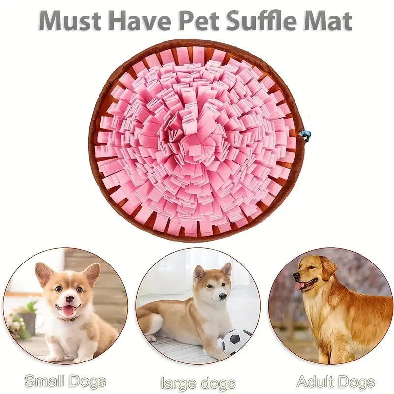 Felt Sniffing Mat for Dogs β Washable, Foldable Slow Feeder & Training Toy