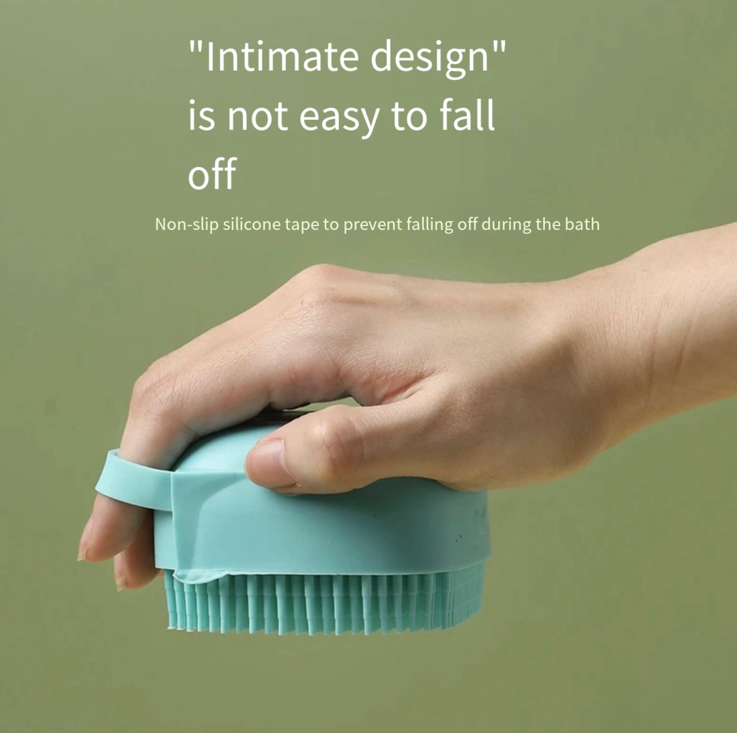 Silicone Pet Bathing & Grooming Glove Brush