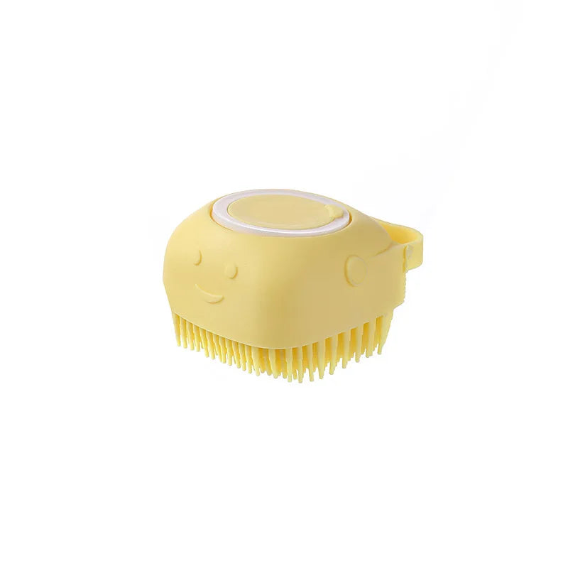 Silicone Pet Bathing & Grooming Glove Brush