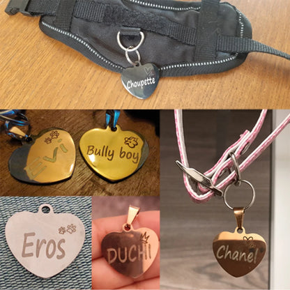 Pawticular Heart Tag