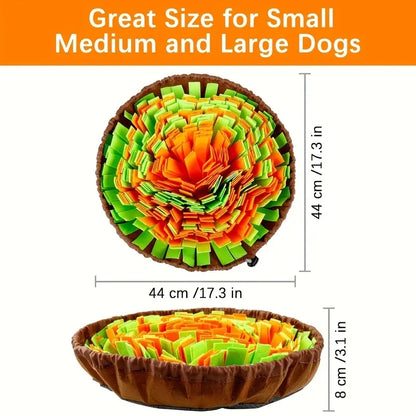 Felt Sniffing Mat for Dogs – Washable, Foldable Slow Feeder & Training Toy