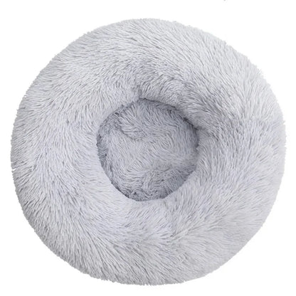 Round Plush Pet Bed – Ultra Soft, Warm, and Washable for Cats & Dogs