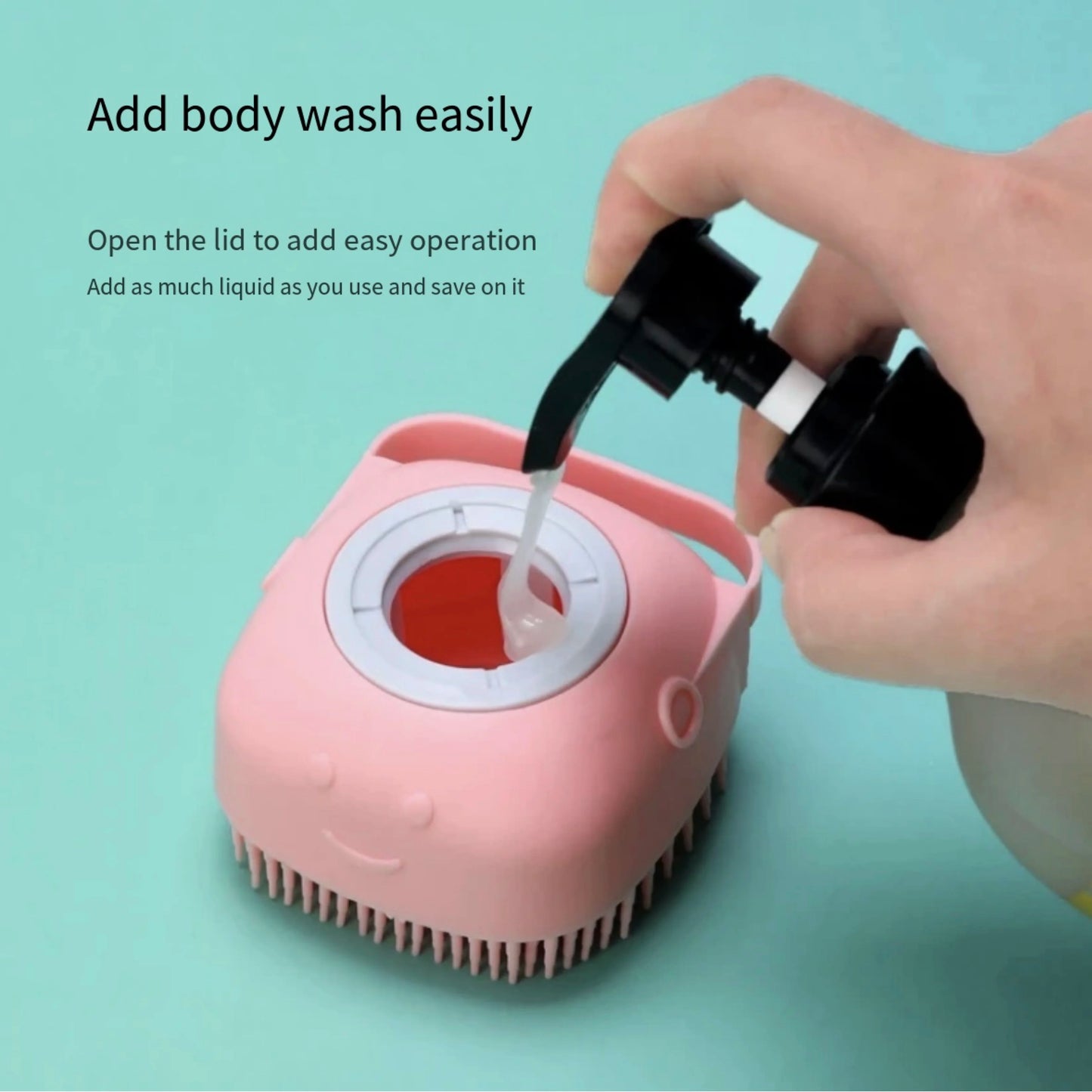 Silicone Pet Bathing & Grooming Glove Brush