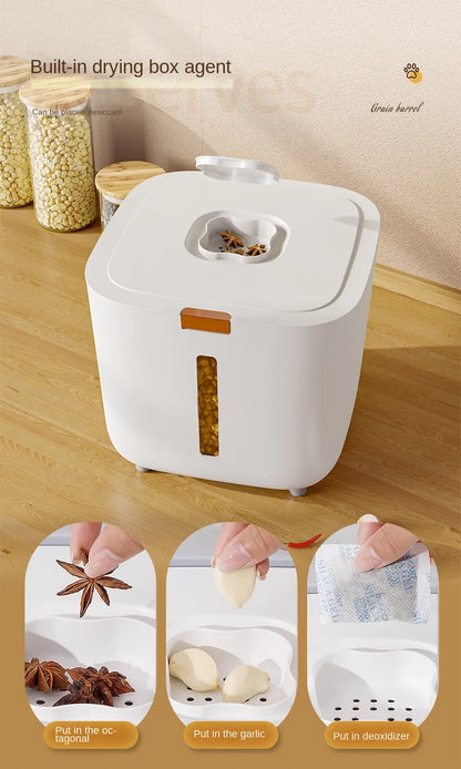 Large Sealed Pet Food Storage Barrel