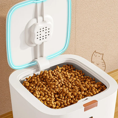 Large Sealed Pet Food Storage Barrel