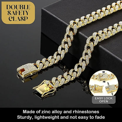 Pawshion Gold Glam Collar