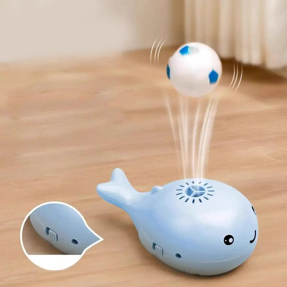 Interactive Floating Ball Cat Toy – Whale-Themed Indoor Fun