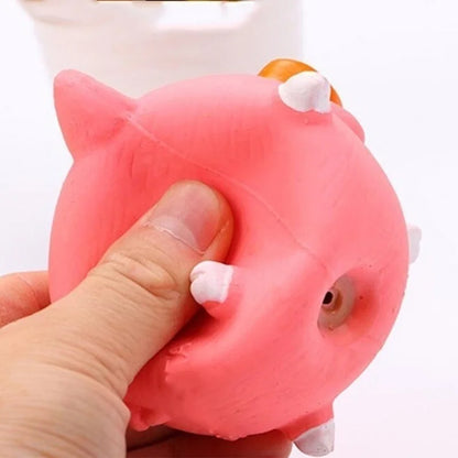 Squeaky Latex Animal Toy for Dogs – Pig, Chicken or Cow