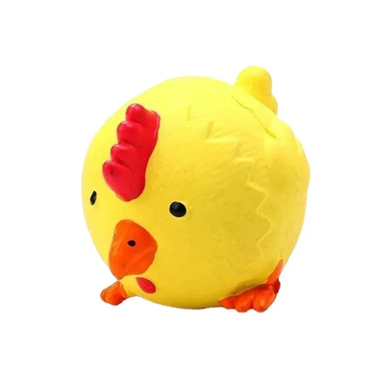 Squeaky Latex Animal Toy for Dogs – Pig, Chicken or Cow