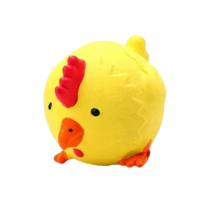Squeaky Latex Animal Toy for Dogs – Pig, Chicken or Cow