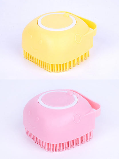 Silicone Pet Bathing & Grooming Glove Brush