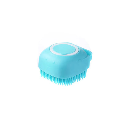 Silicone Pet Bathing & Grooming Glove Brush