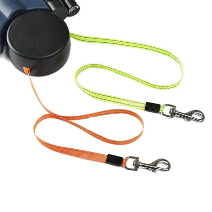 3m Retractable Dual Dog Lead