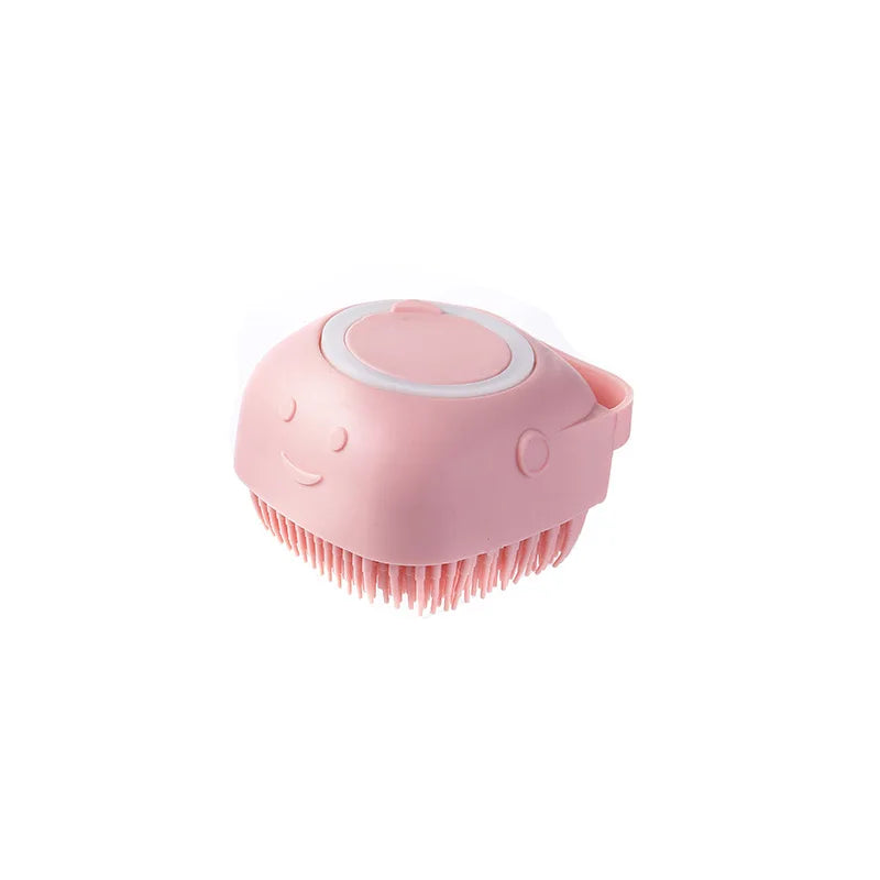 Silicone Pet Bathing & Grooming Glove Brush