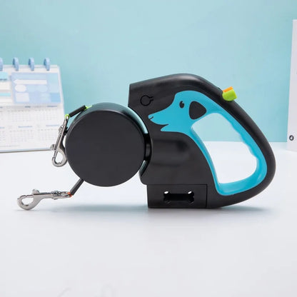 3m Retractable Dual Dog Lead