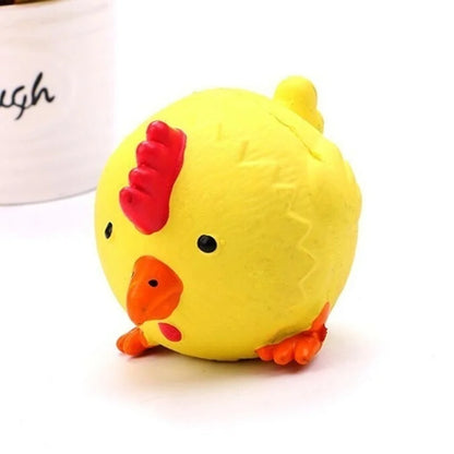 Squeaky Latex Animal Toy for Dogs – Pig, Chicken or Cow