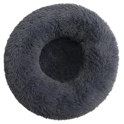 Round Plush Pet Bed – Ultra Soft, Warm, and Washable for Cats & Dogs