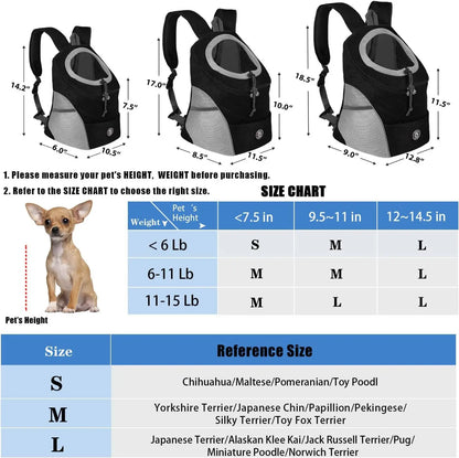 Double Shoulder Pet Carrier Backpack
