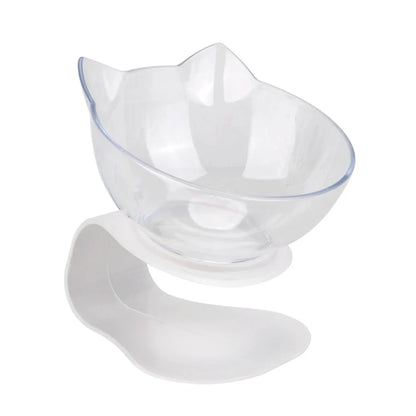 Non-Slip Double Elevated Cat Bowls with Stand – 15° Tilted Raised Feeding Station