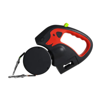 3m Retractable Dual Dog Lead